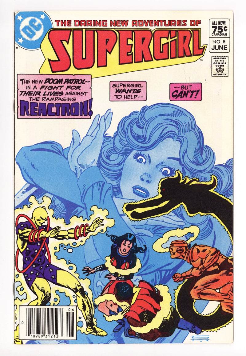 The Daring New Adventures of Supergirl 8 VF (8.0) (1983) Canadian Price Variant 