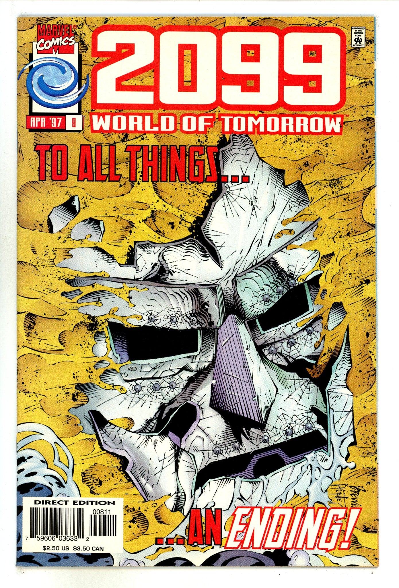 2099: World of Tomorrow  8  VF/NM (9.0)  (1997)  