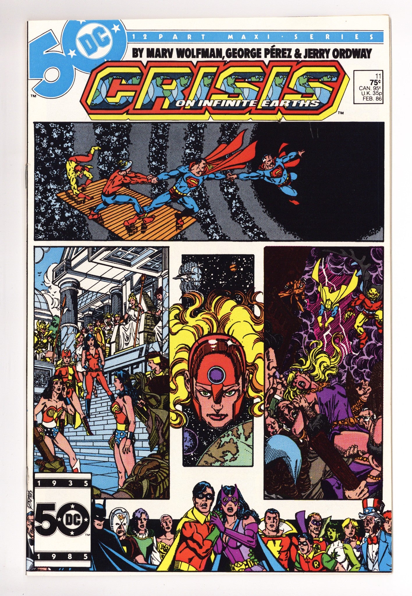 Crisis on Infinite Earths 11 VF/NM (9.0) (1986) 