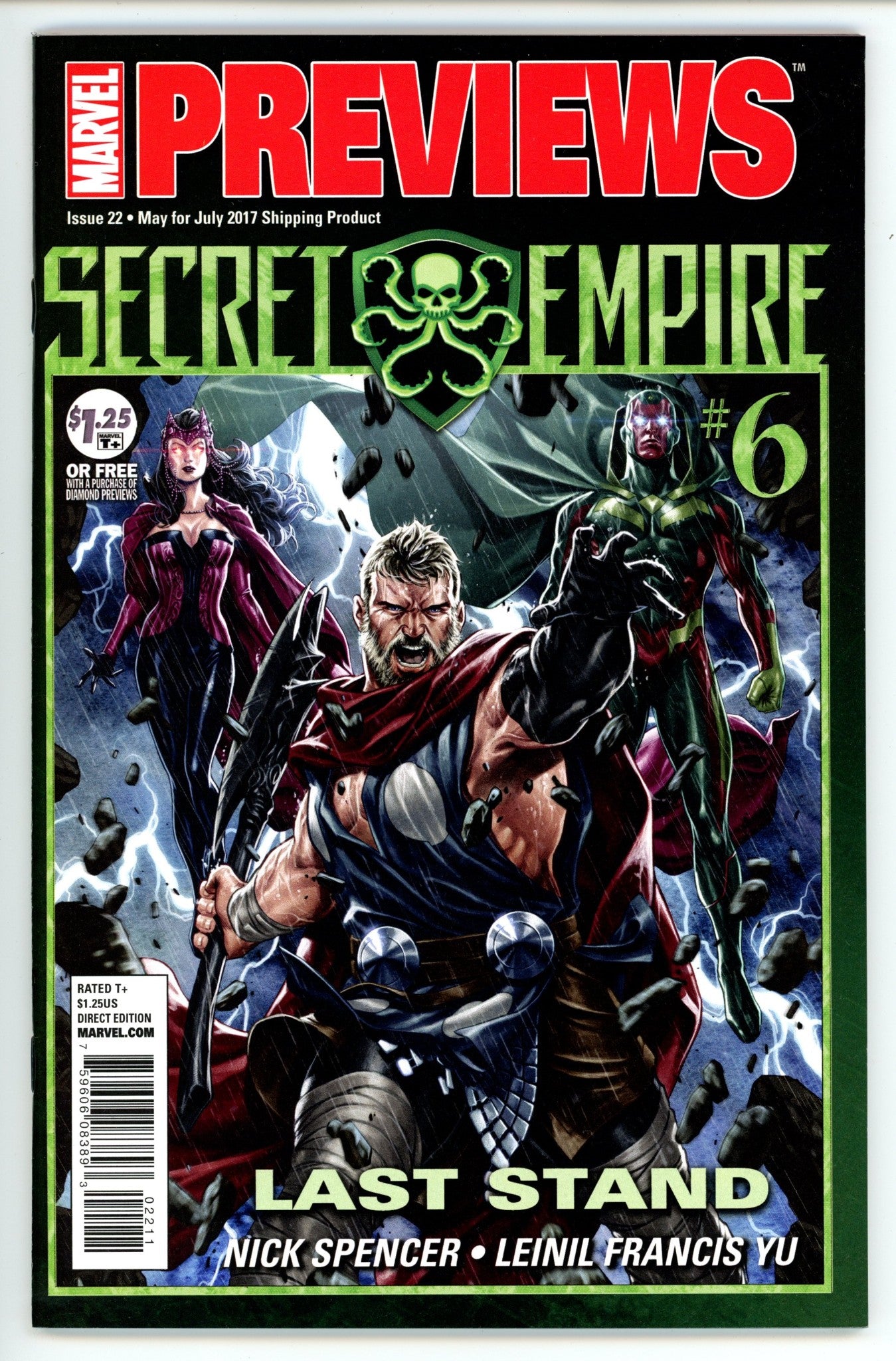 Marvel Previews Vol 3 22 High Grade (2017) 