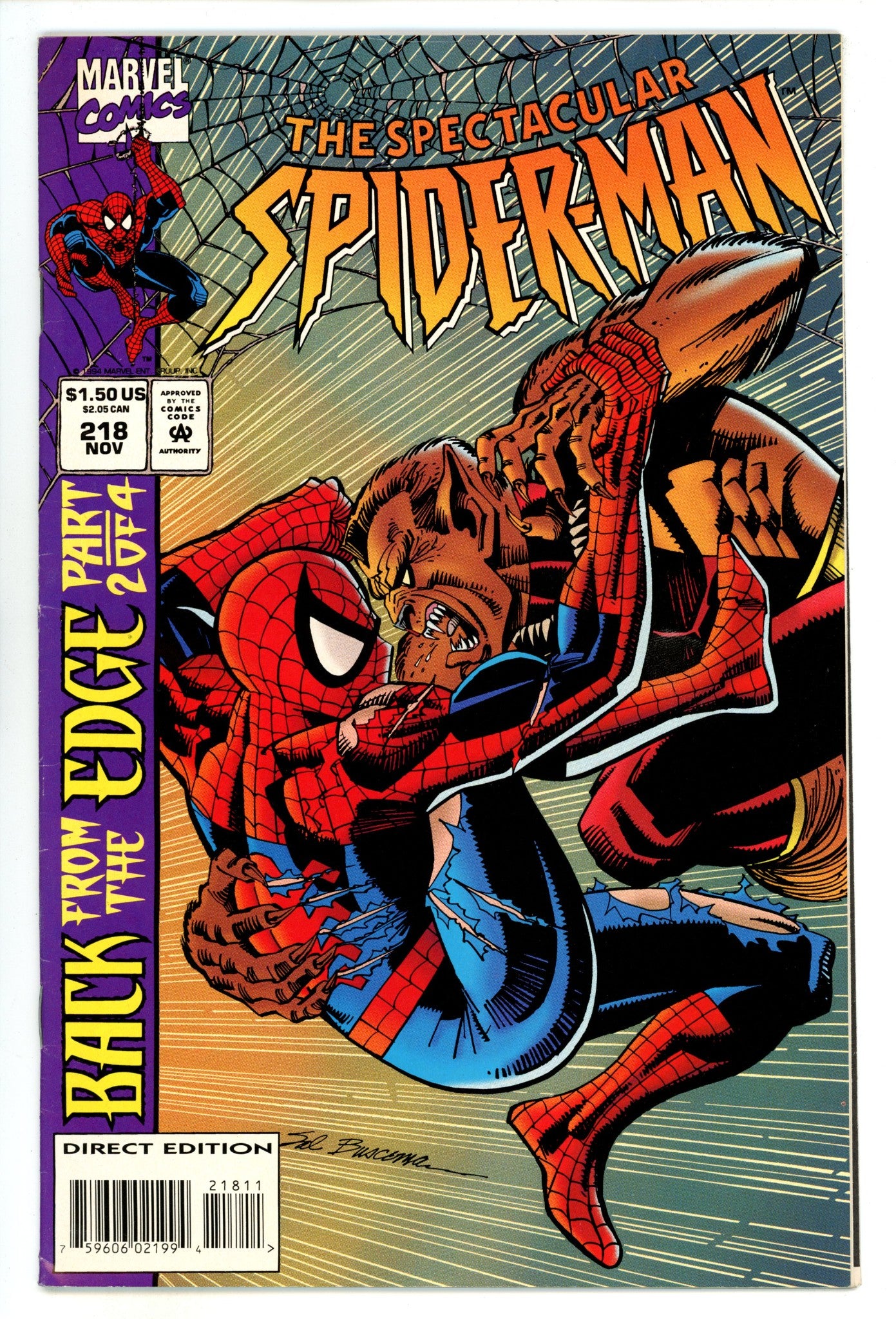 The Spectacular Spider-Man Vol 1 218 Low Grade (1994) 