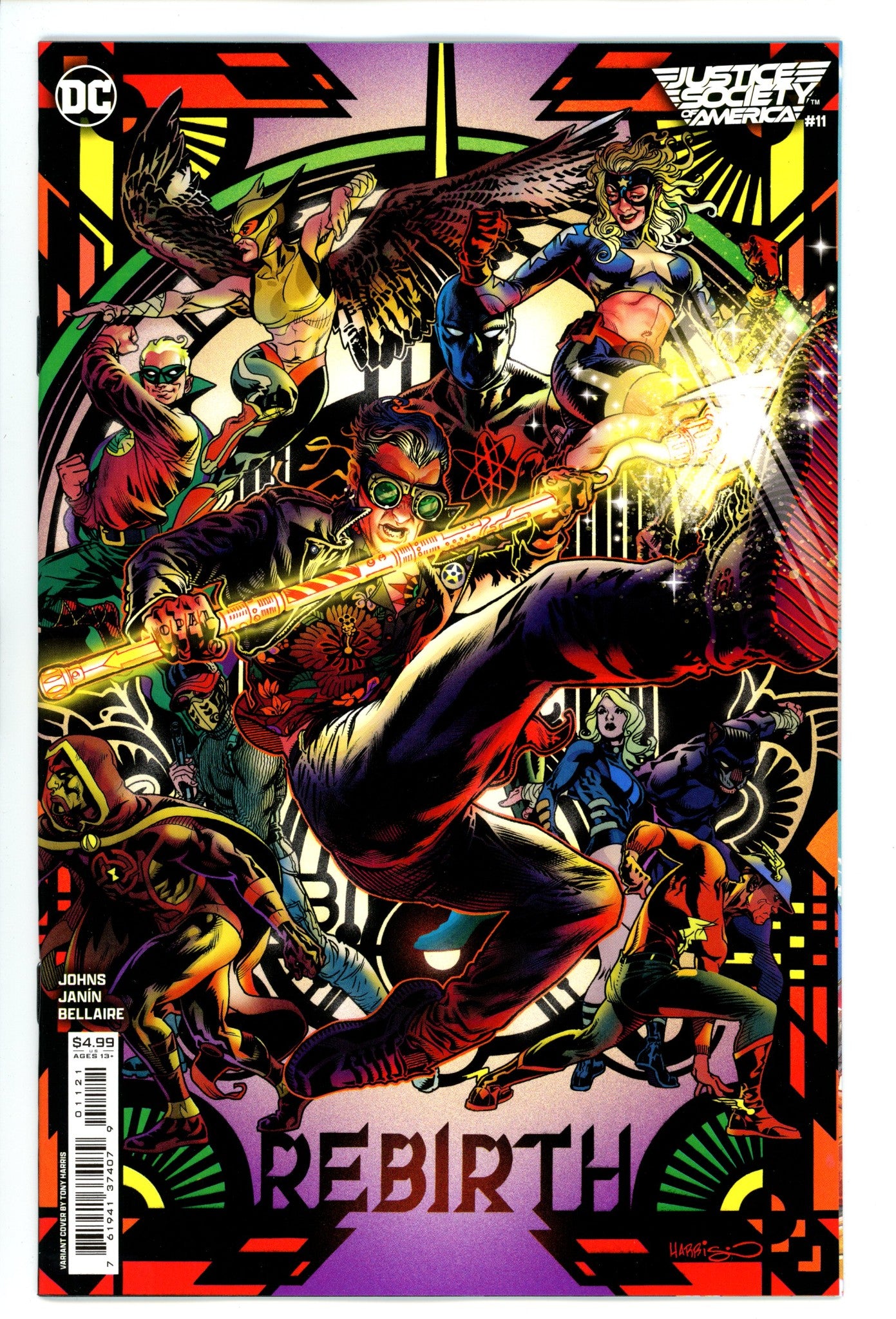 Justice Society Of America Vol 4 11 Harris Variant (2024)