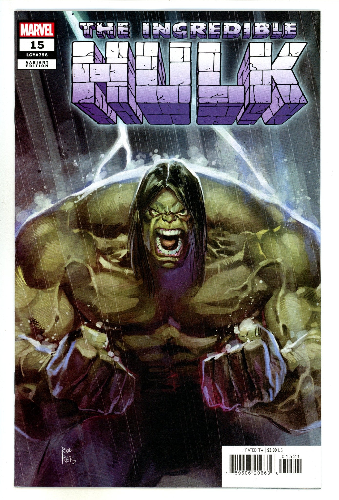 Incredible Hulk Vol 4 15 Reis Variant (2024)