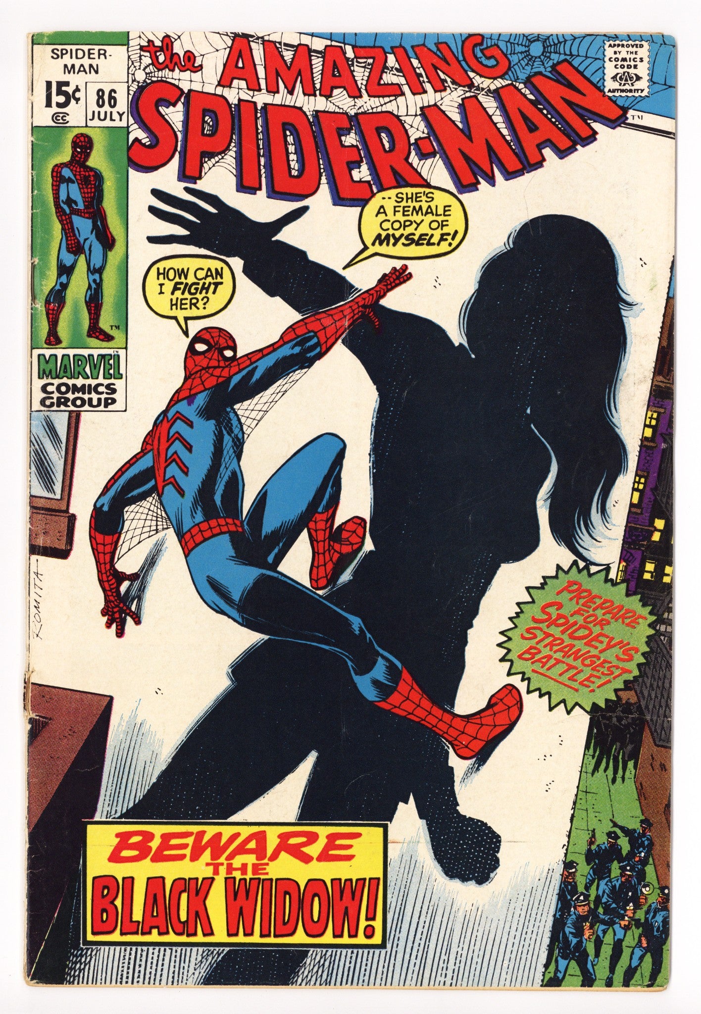 The Amazing Spider-Man Vol 1 86 VG- (3.5) (1970) 