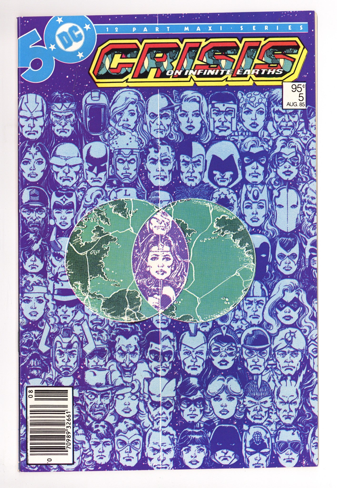 Crisis on Infinite Earths 5 NM- (9.2) (1985) Canadian Price Variant 