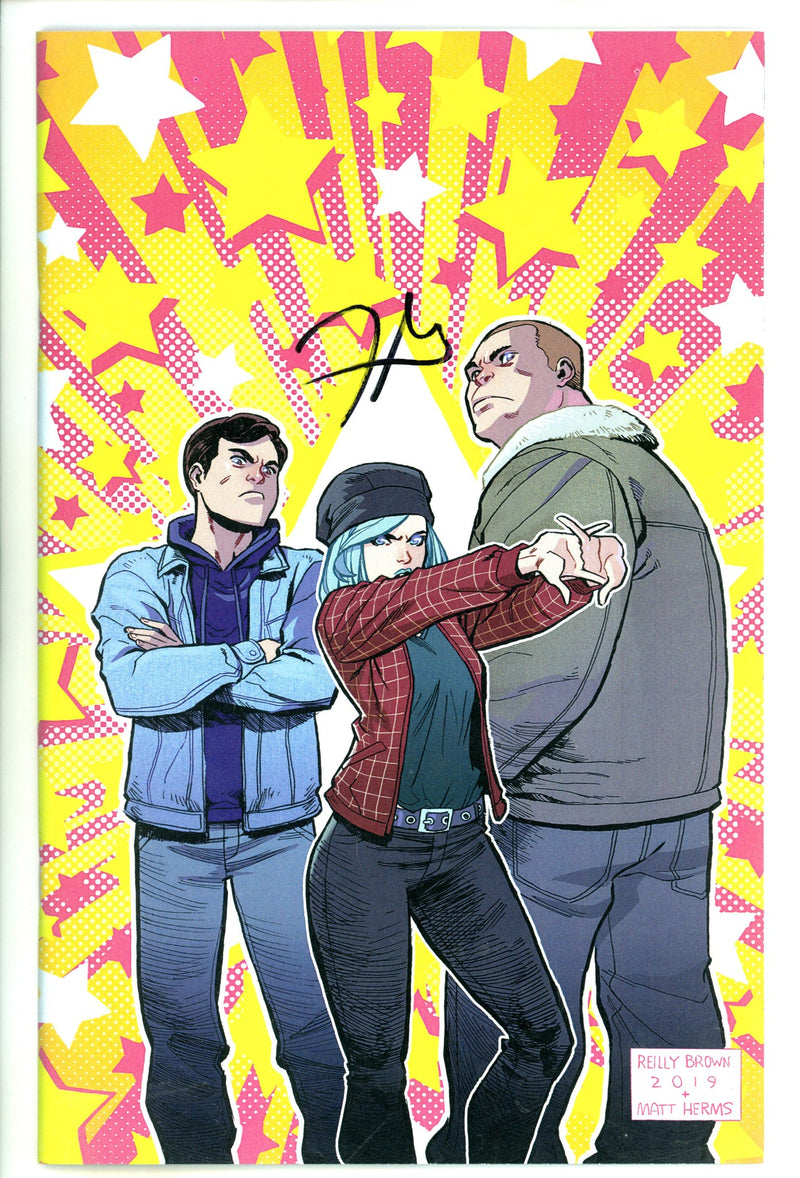 Dead End Kids 1 NM- (9.2) (2019) Foil Virgin Exclusive Variant Signed x1 Cover Reilly Brown 