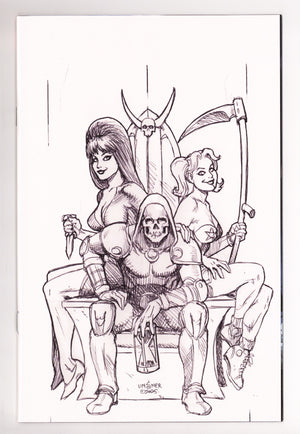 Harley Quinn X Elvira 5 Linsner B&W Virgin Incentive (2026)