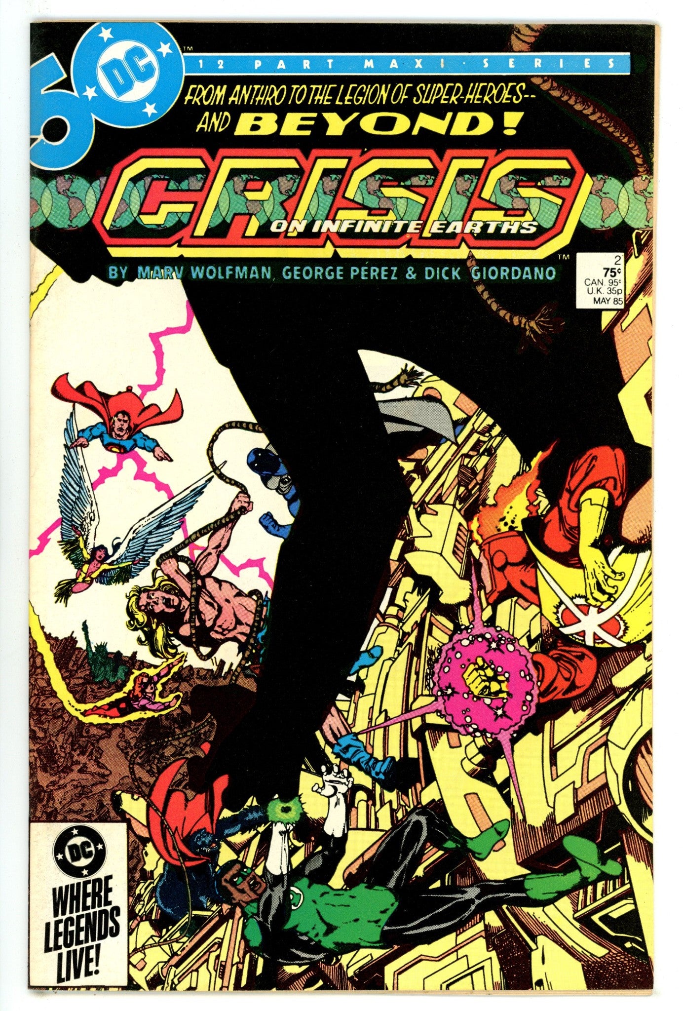 Crisis on Infinite Earths   2  VF (8.0)   (1985)        