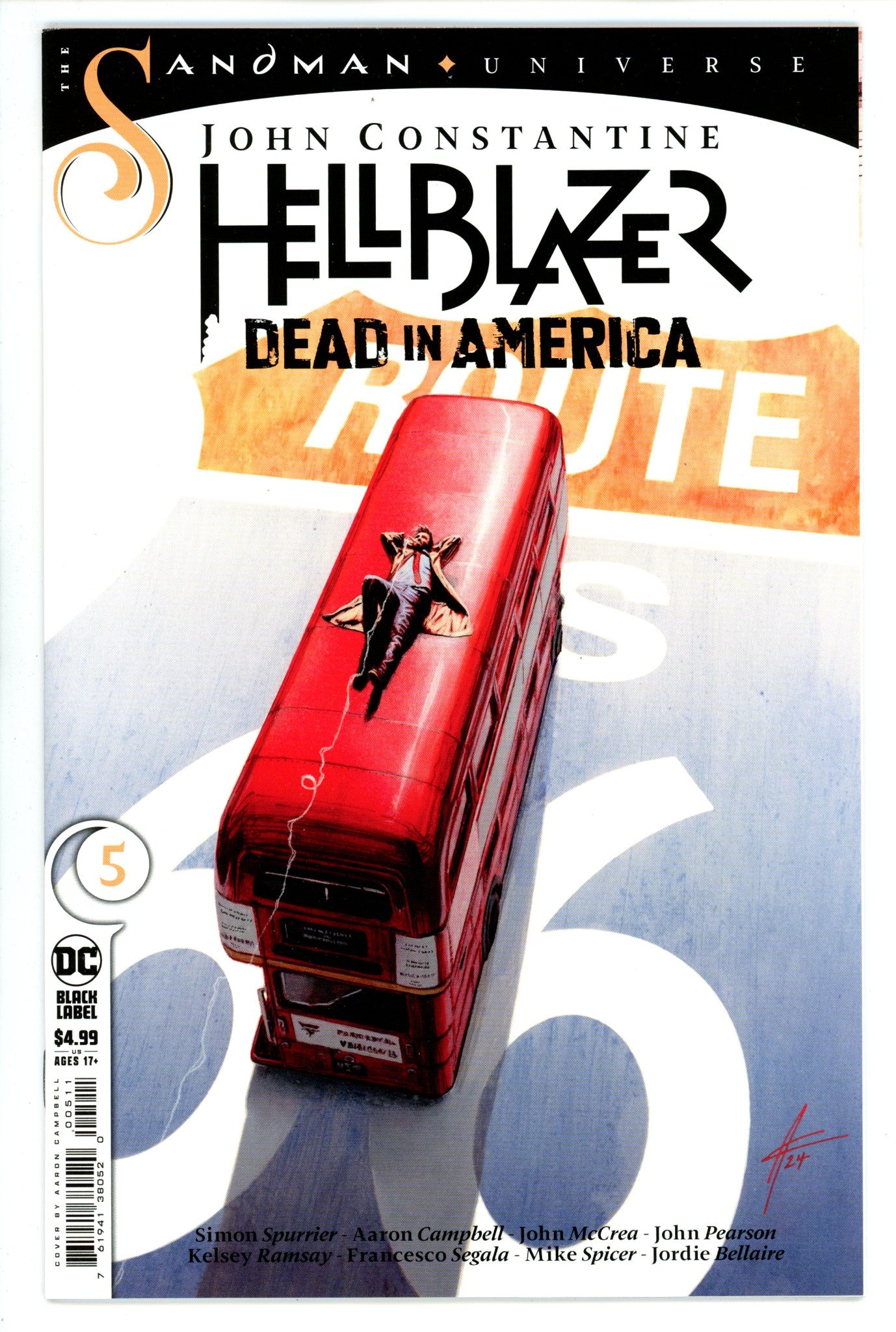 John Constantine Hellblazer Dead In America 5 (2024)