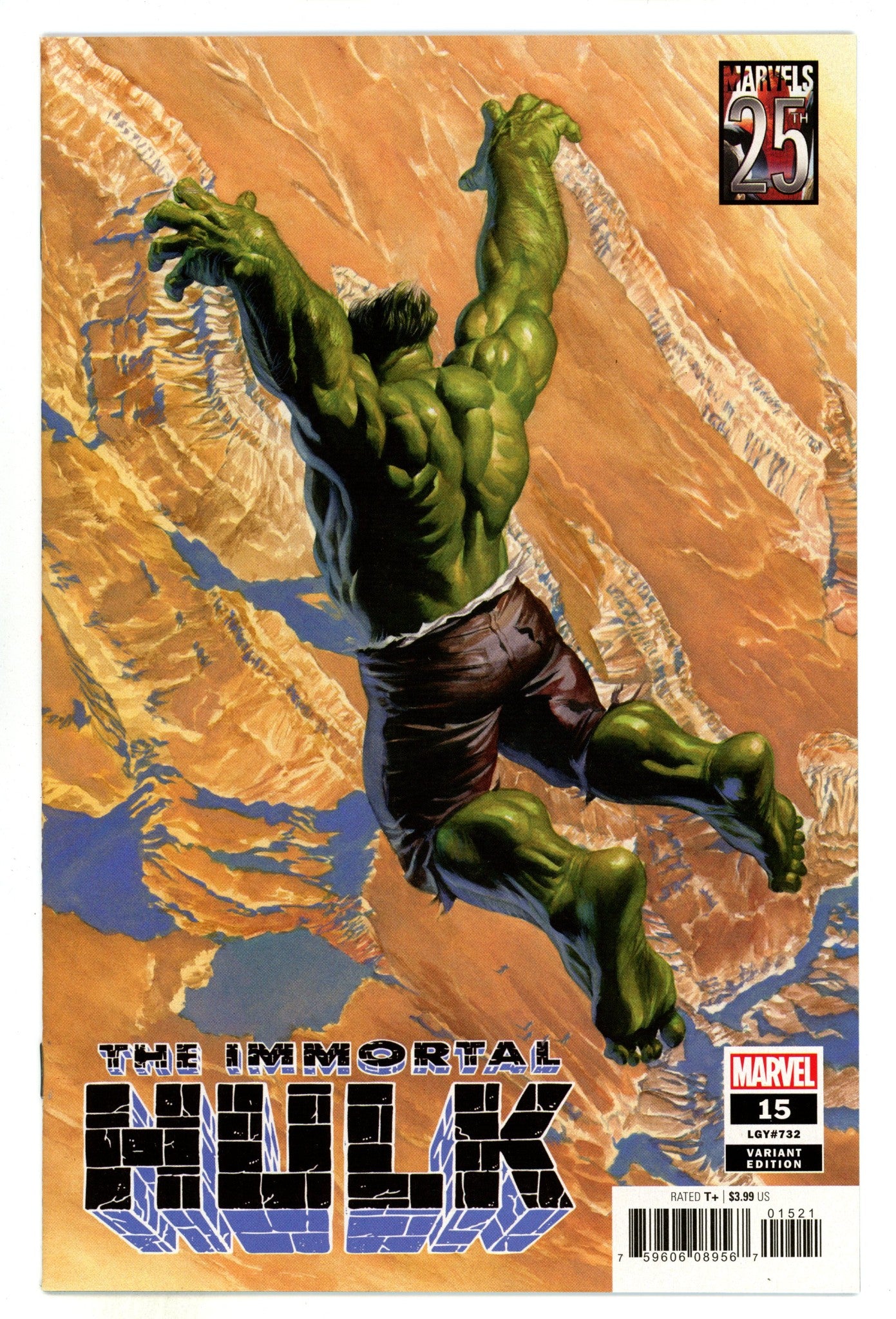 Immortal Hulk 15 Mid Grade (2019) Ross Variant 