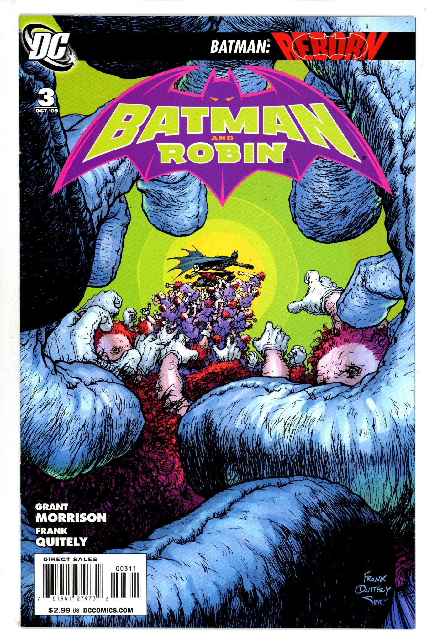 Batman and Robin Vol 1 3 High Grade (2009) 