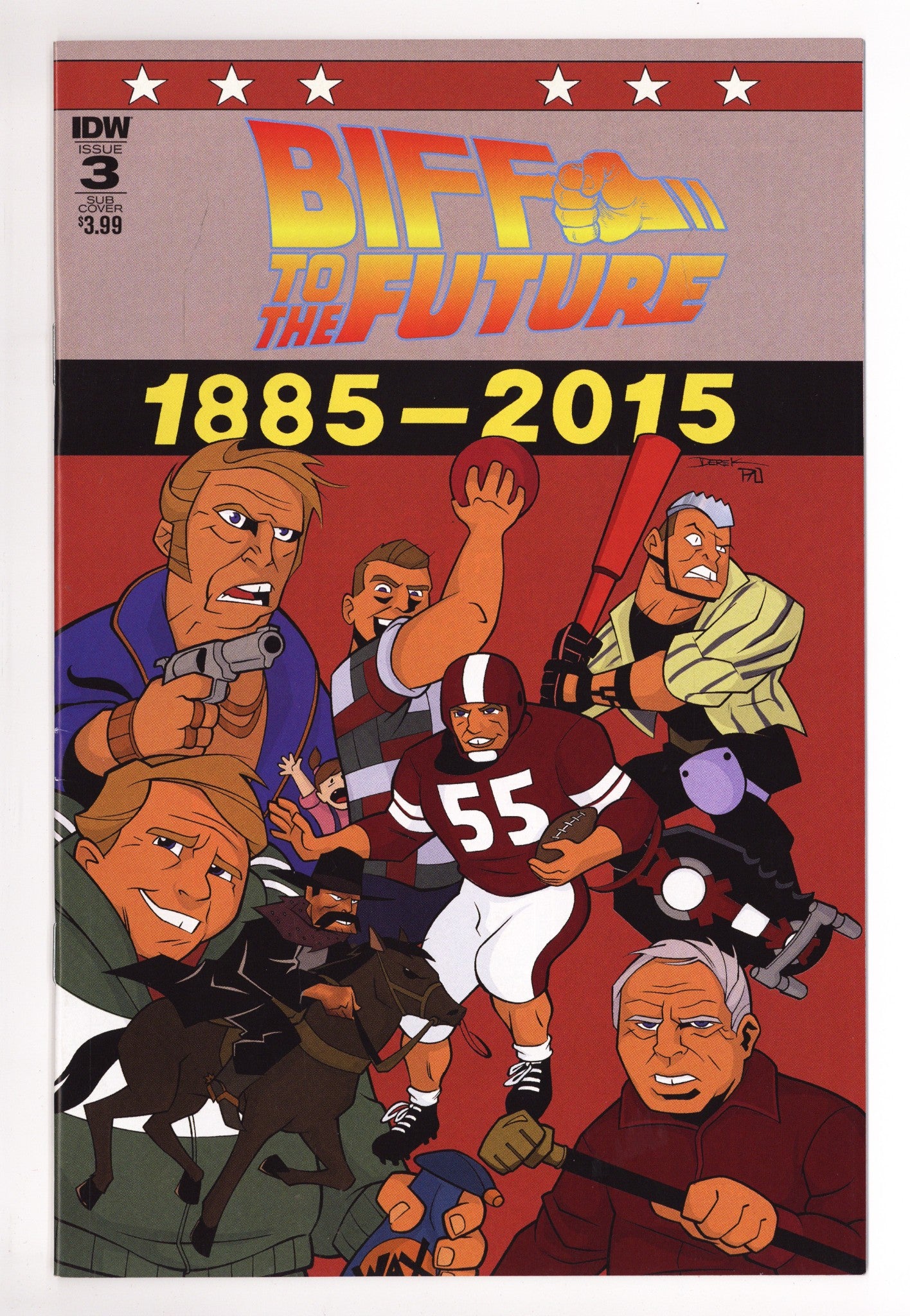 Back to the Future: Biff to the Future 3 FN/VF (7.0) (2017) Fridolfs Variant 
