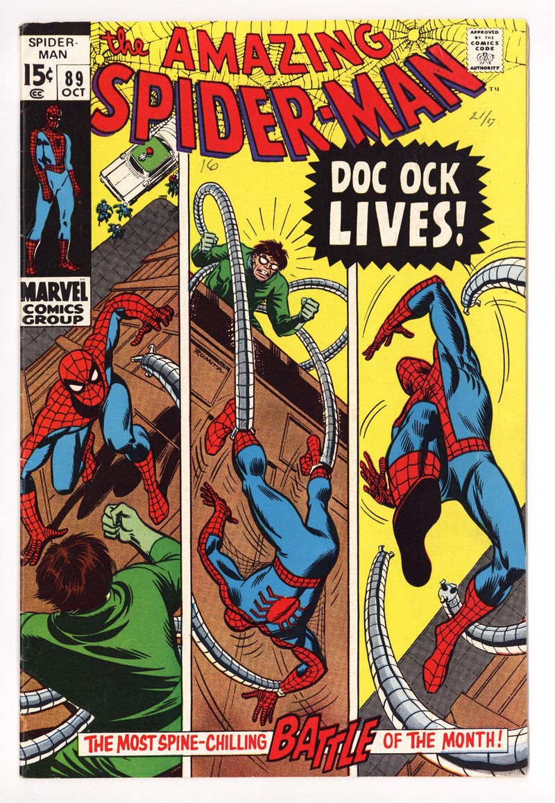 The Amazing Spider-Man Vol 1 89 FN (6.0) (1970) 