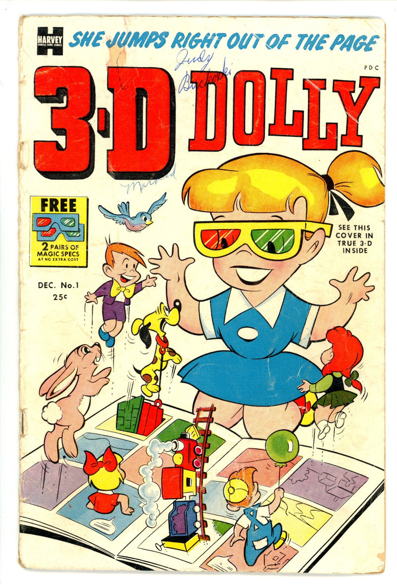 3-D Dolly 1 No Glasses GD (1953)