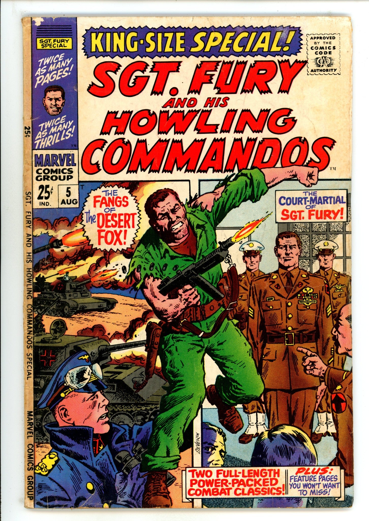 Sgt. Fury Annual 5 VG/FN (5.0) (1969) 