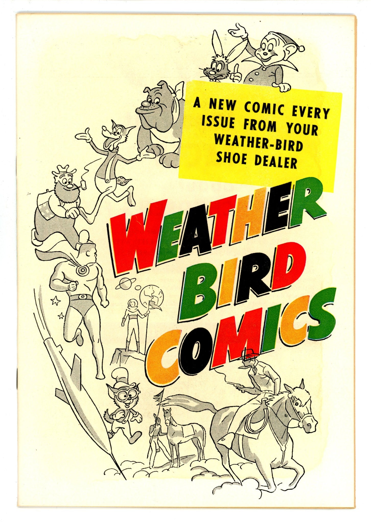 Weather Bird Comics [1] NM- (9.2) (1957) #12 Variant 