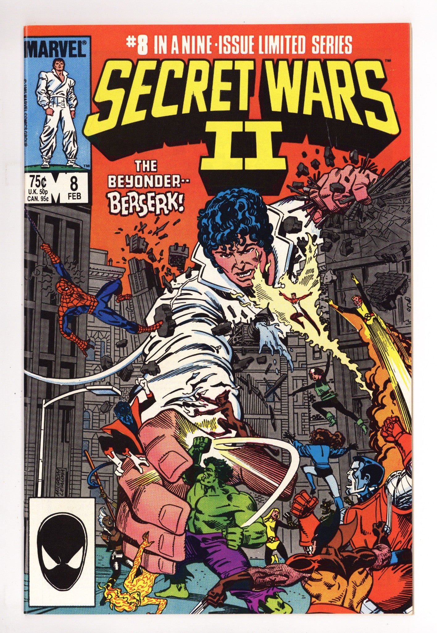 Secret Wars II   8  High Grade   (1986)        