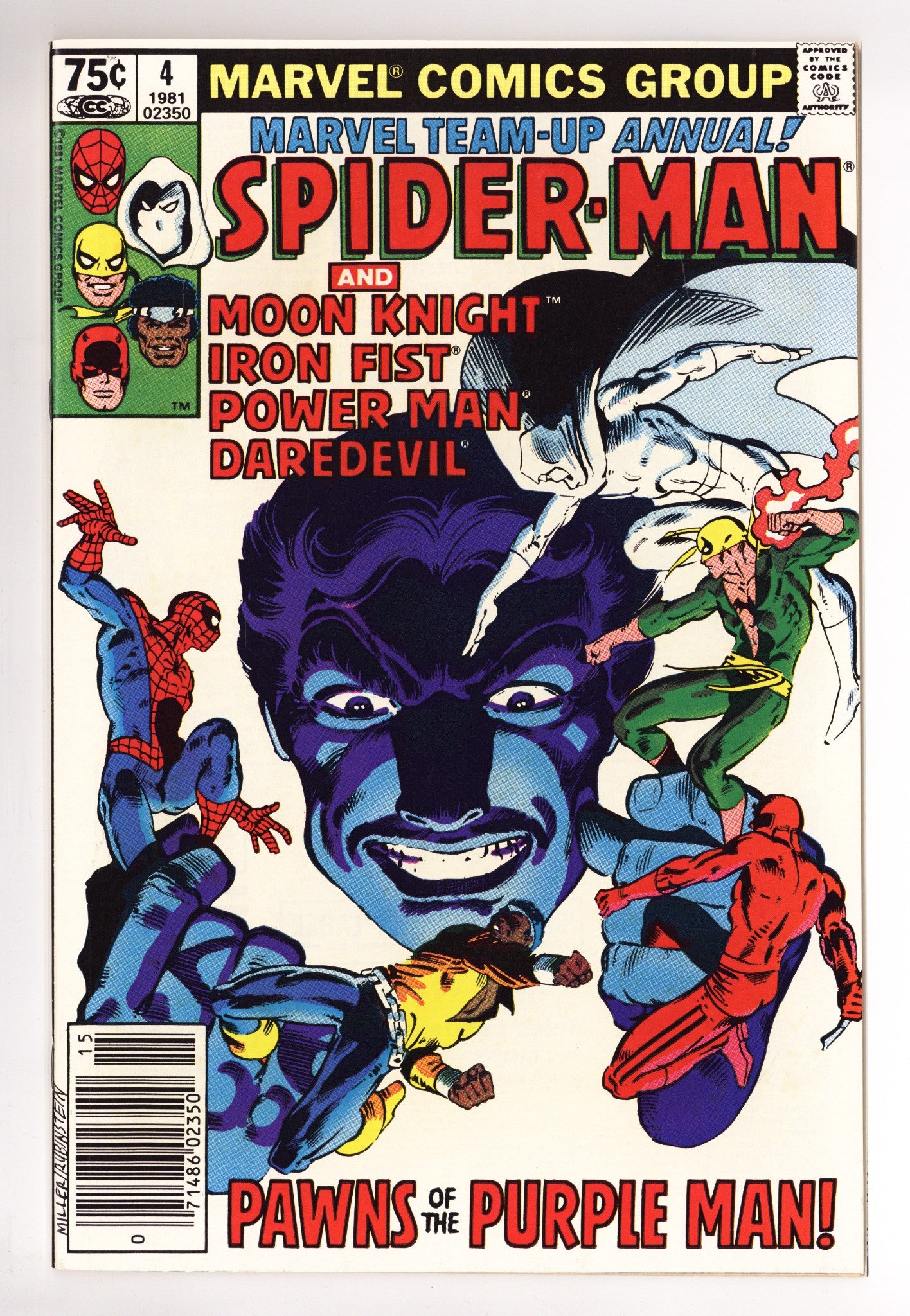 Marvel Team-Up Annual Vol 1 4 VF/NM (9.0) (1981) Newsstand 