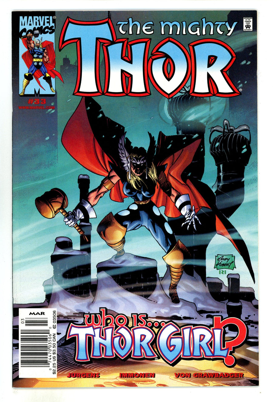 Thor Vol 2 33  VF+ (8.5)  (2001)  Newsstand  