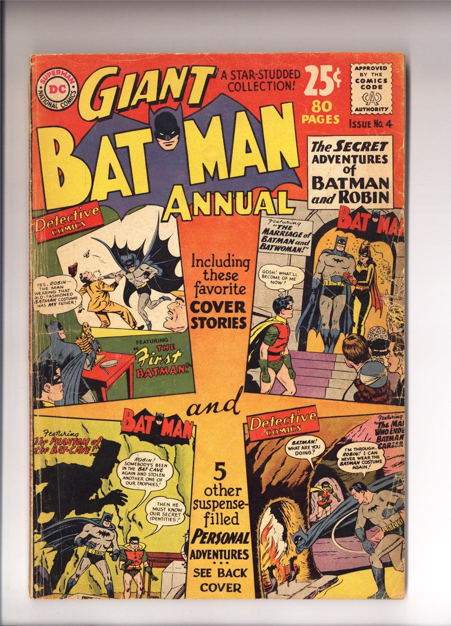Batman Annual Vol 1 4 GD/VG (3.0) (1963) 