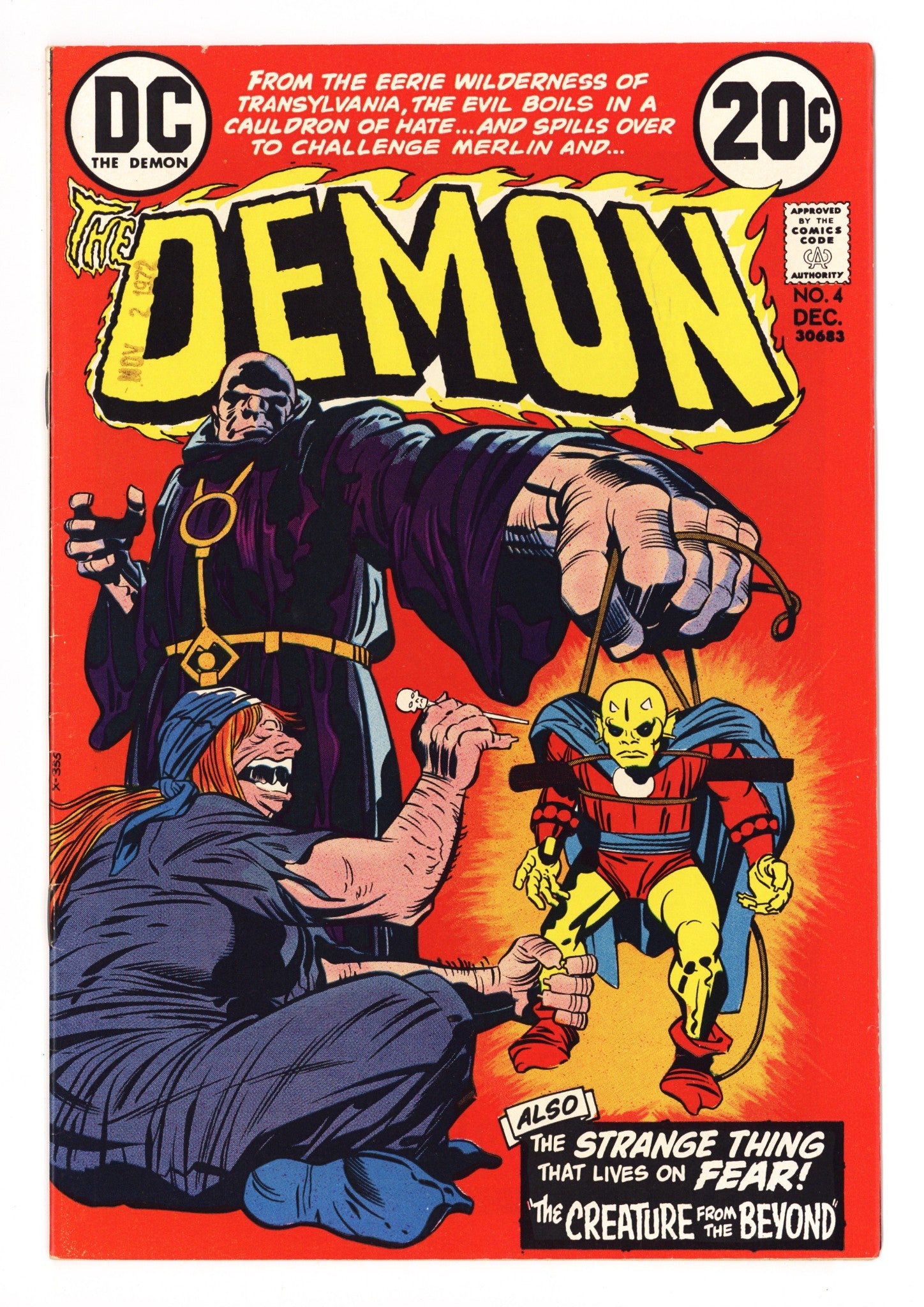 The Demon Vol 1 4 VF (8.0) (1972) 