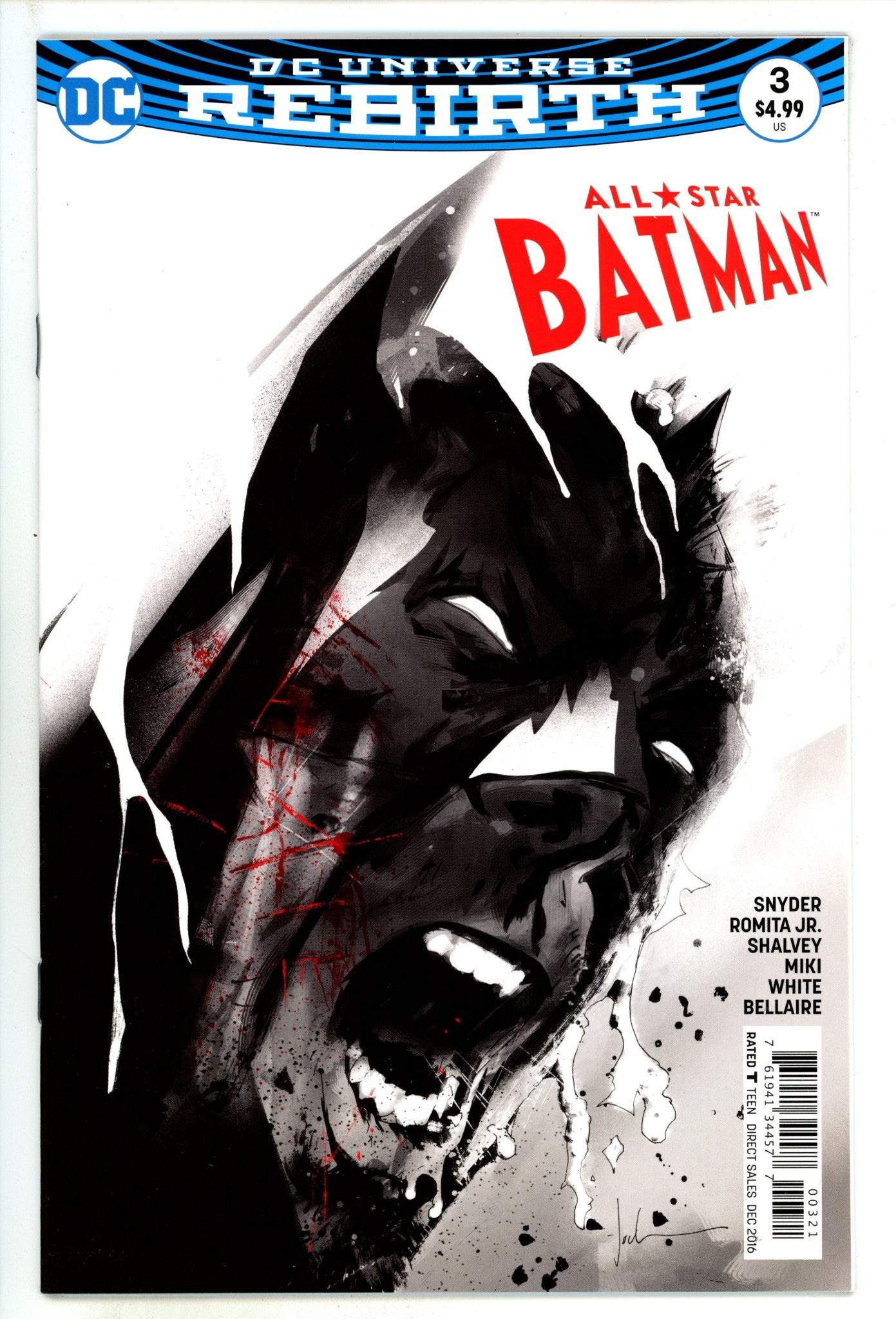 All Star Batman 3 High Grade (2016) Jock Variant 