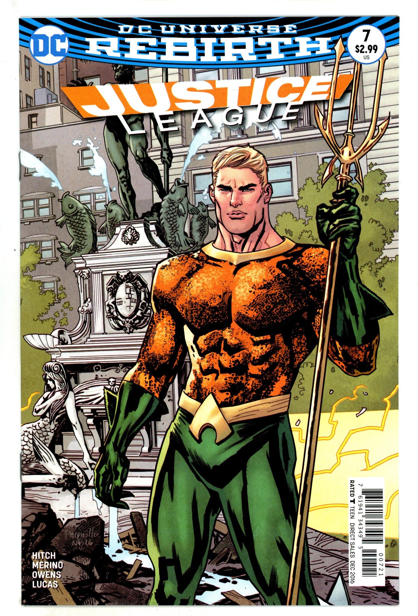 Justice League Vol 2 7 High Grade (2016) Paquette Variant 