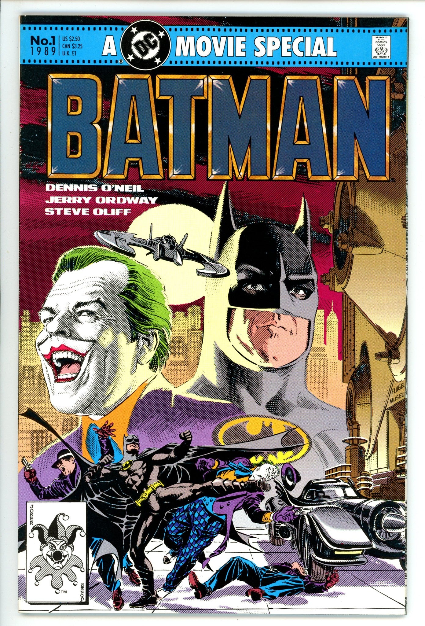 Batman: The Official Comic Adaptation of the Warner Bros. Motion Picture [nn} High Grade (1989) 