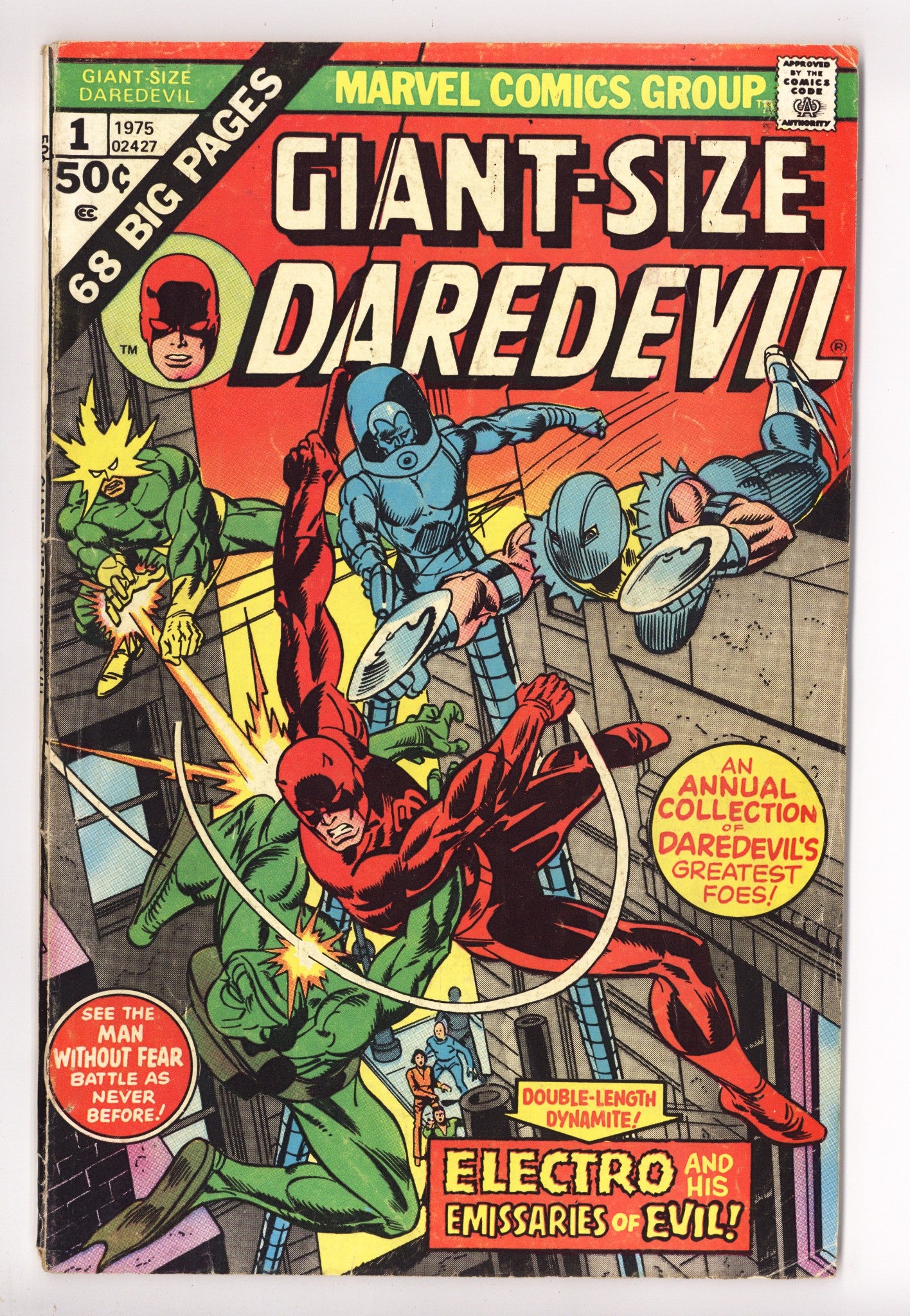 Giant-Size Daredevil 1 Very Low Grade (1975) 
