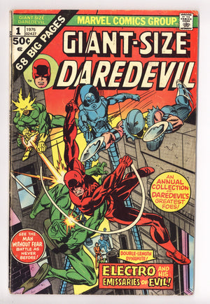 Giant-Size Daredevil 1 Very Low Grade (1975) 