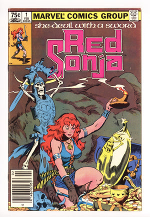 Red Sonja Vol 2 2 Mid Grade (1983) Canadian Price Variant 