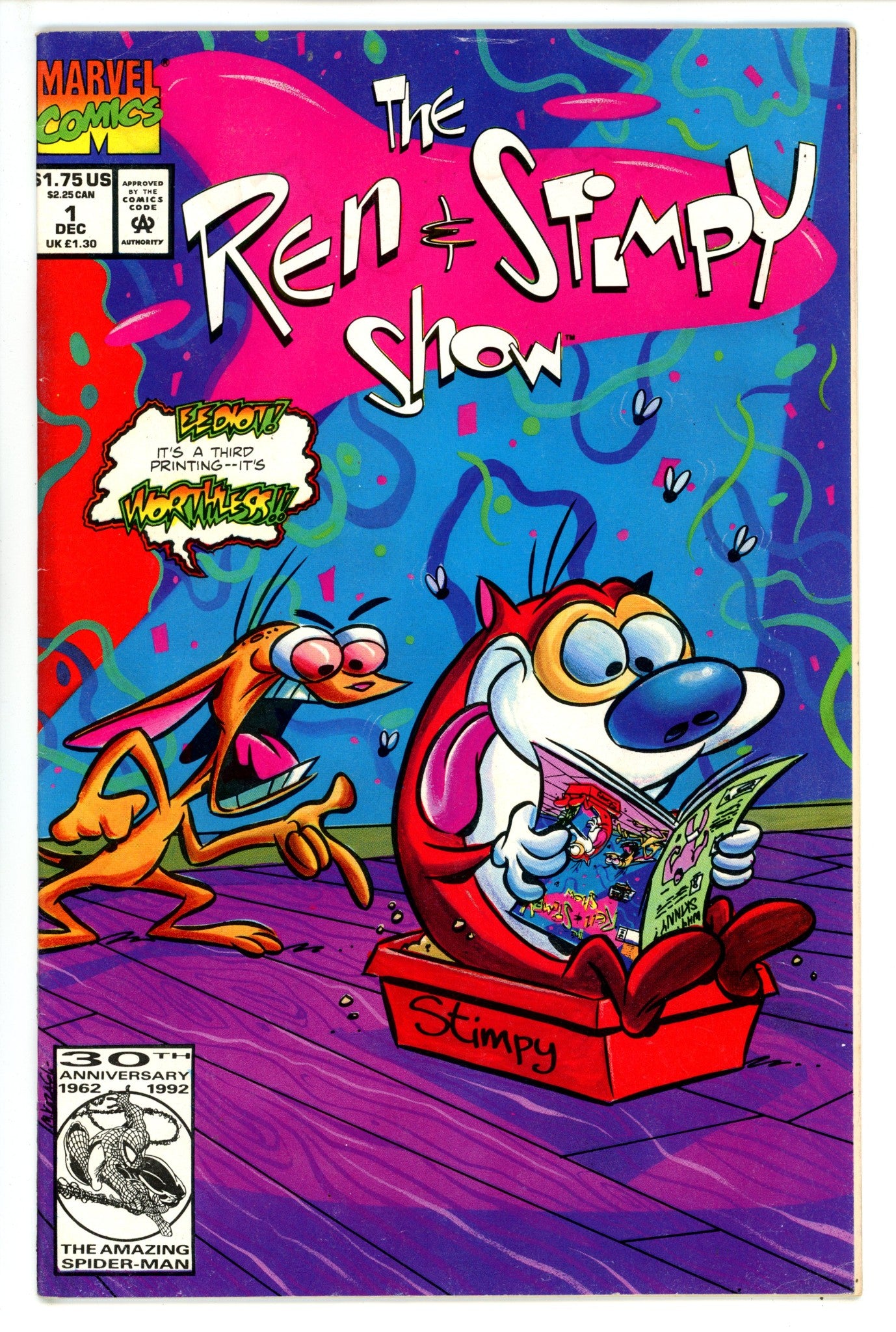 The Ren & Stimpy Show 1 3Rd Print GD/VG (1992)