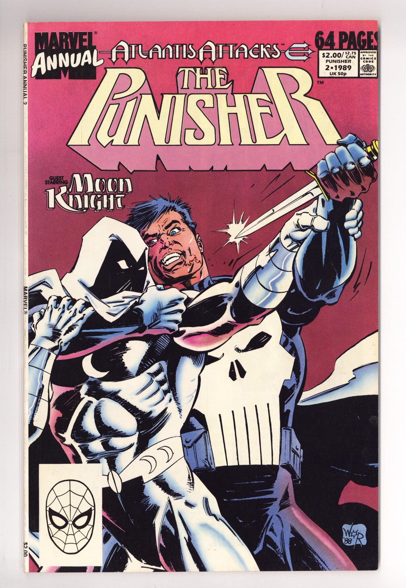 The Punisher Annual Vol 2 2 Mid Grade (1989) 