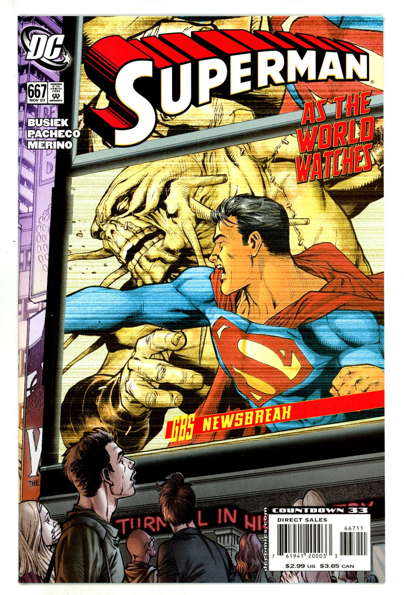 Superman Vol 1 667 High Grade (2007) 