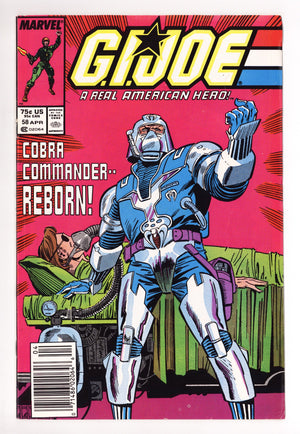 G.I. Joe, A Real American Hero 58 Low Grade (1987) Newsstand