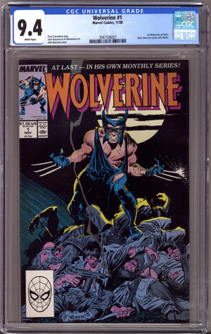 Wolverine Vol 2 1 CGC 9.4 (NM) (1988)