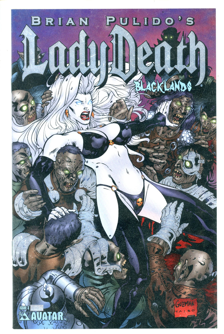 Brian Pulido's Lady Death: Blacklands 3 High Grade (2006) Guzman Foil Variant 
