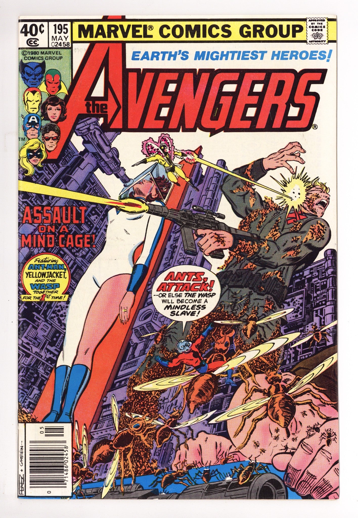 The Avengers Vol 1 195 VF (8.0) (1980) Newsstand 