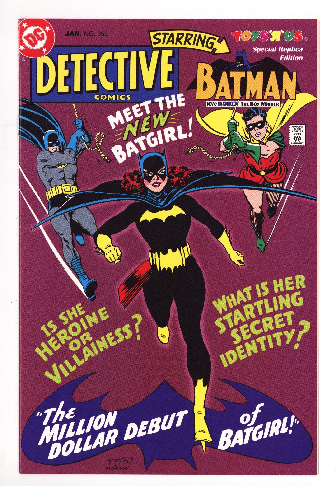 Detective Comics Toys 'R' Us Special Reprint 359 VF+ (8.5) (1997) 