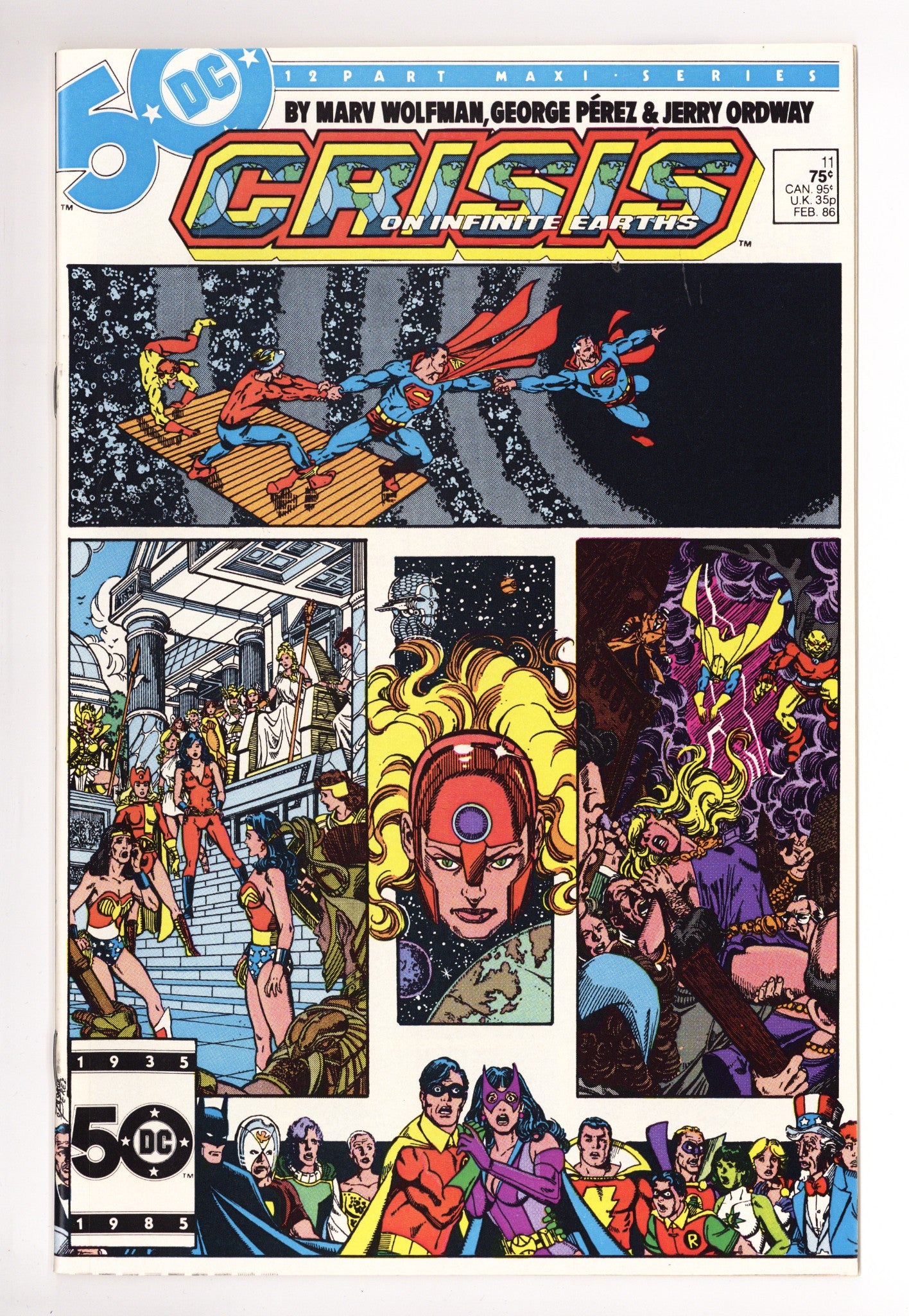 Crisis on Infinite Earths 11 NM- (9.2) (1986) 