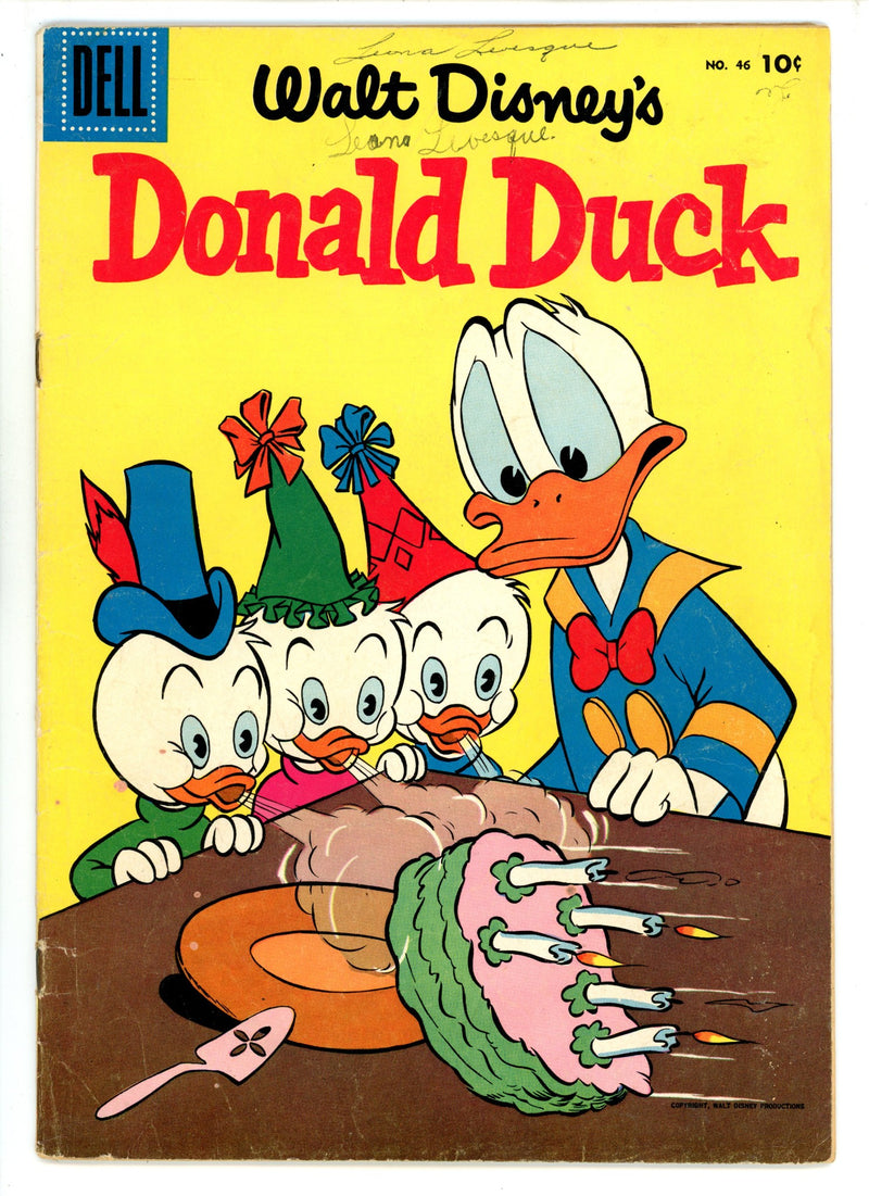 Walt Disney's Donald Duck 46 VG (4.0) (1956) 