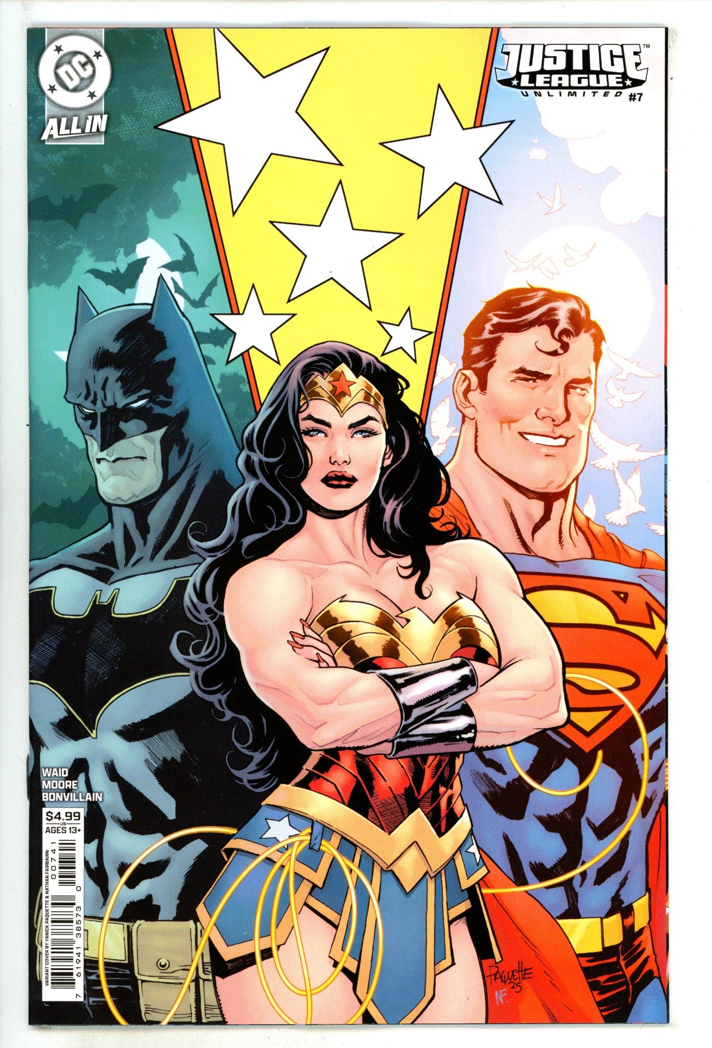 Justice League Unlimited Vol 2 7 Paquette Variant (2025)