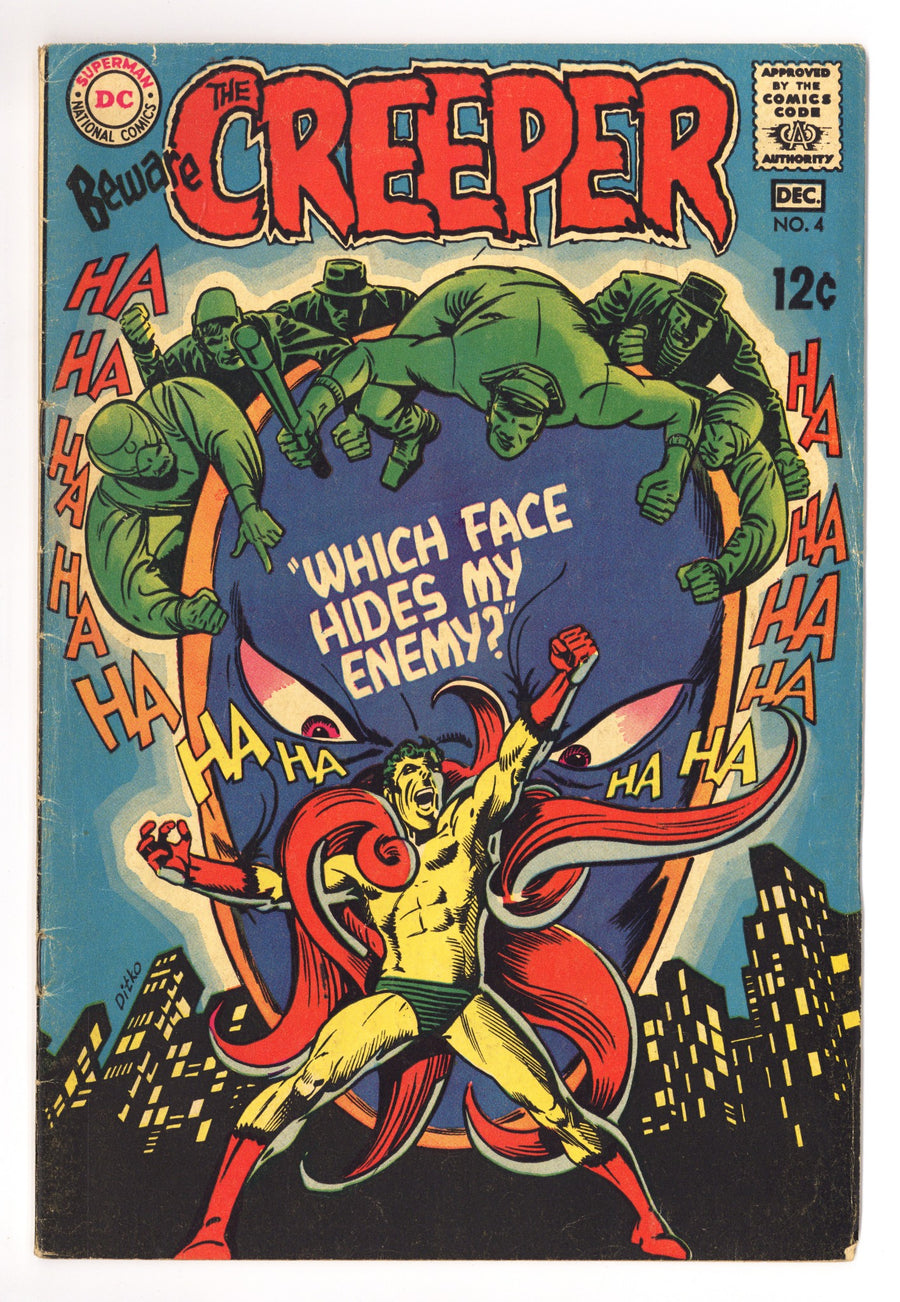 Beware the Creeper Vol 1 4 VG- (3.5) (1968) 