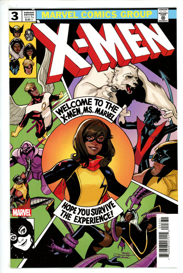 Ms Marvel New Mutant 3 Dodson Homage Variant (2023)