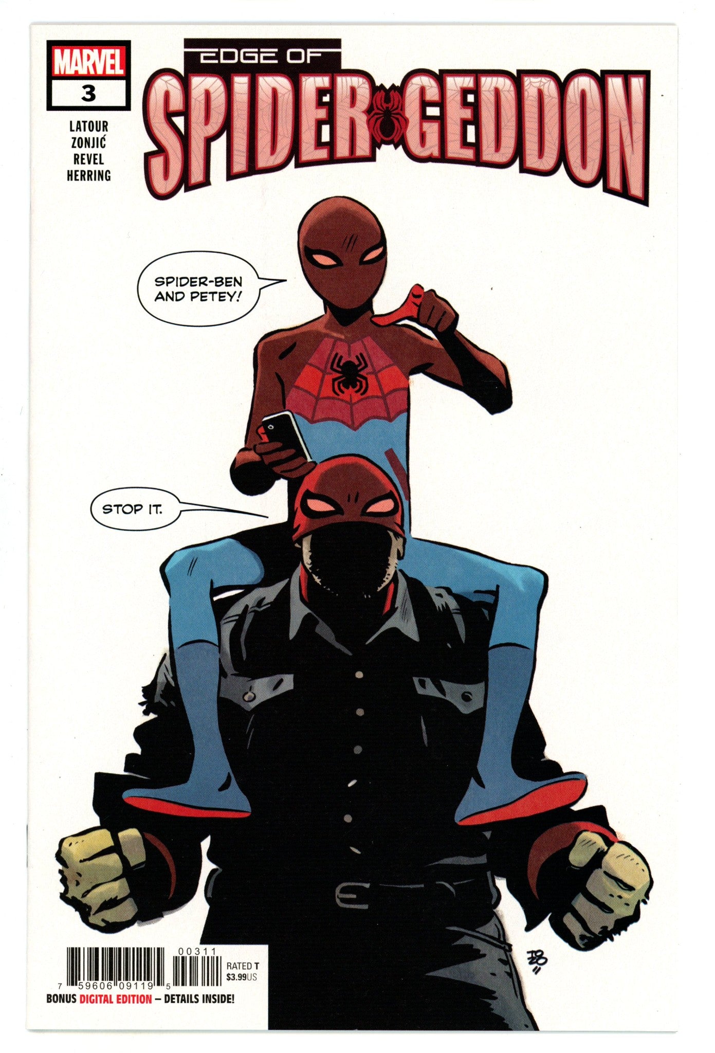 Edge of Spider-Geddon  3  High Grade  (2018)  