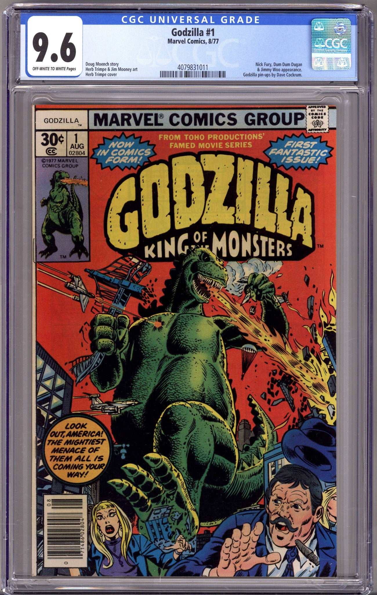 Godzilla 1 CGC 9.6 (NM+) (1977) 