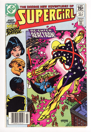 The Daring New Adventures of Supergirl 9 Mid Grade (1983) Canadian Price Variant