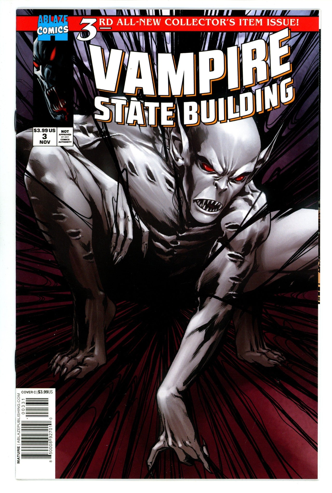 Vampire State Building 3 VF+ (8.5) (2019) Ohta Homage Variant 