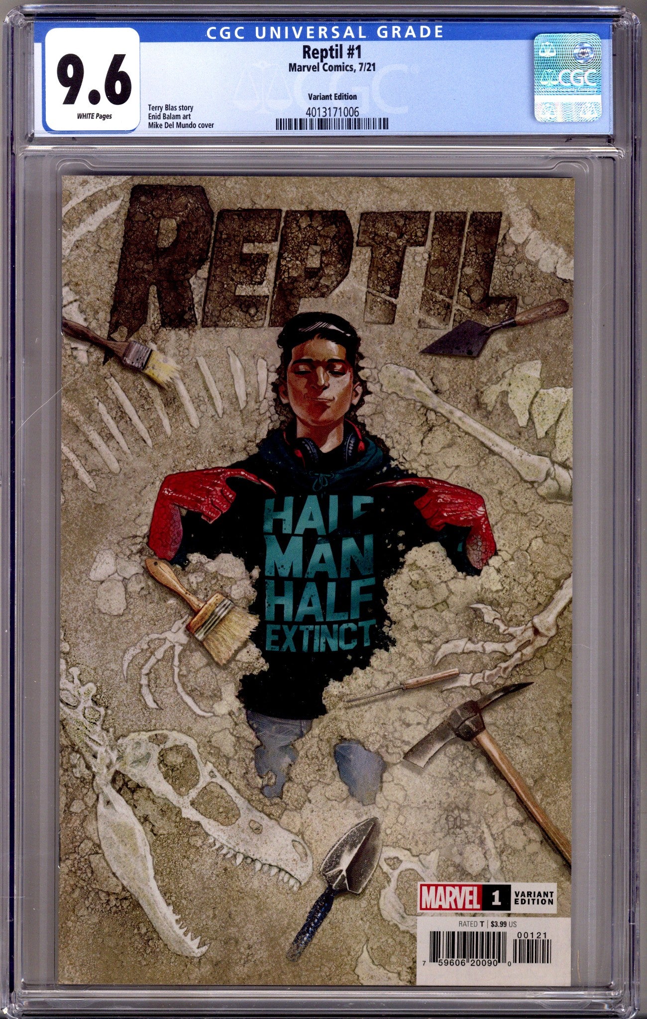 Reptil 1 CGC 9.6 (NM+) (2021) Mundo Variant 