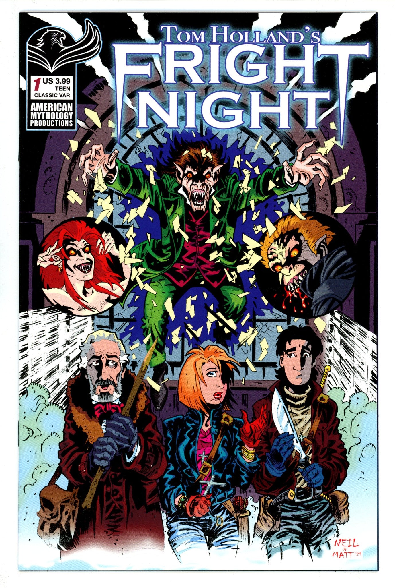 Fright Night 1 High Grade (2021) Vokes Variant 